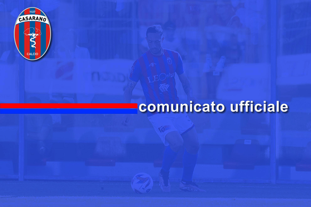 CASARANO-F.ANDRIA: la Curva Sud disponibile per i tifosi rossazzurri