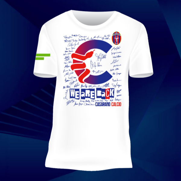 T-shirt celebrativa Casarano in Serie C