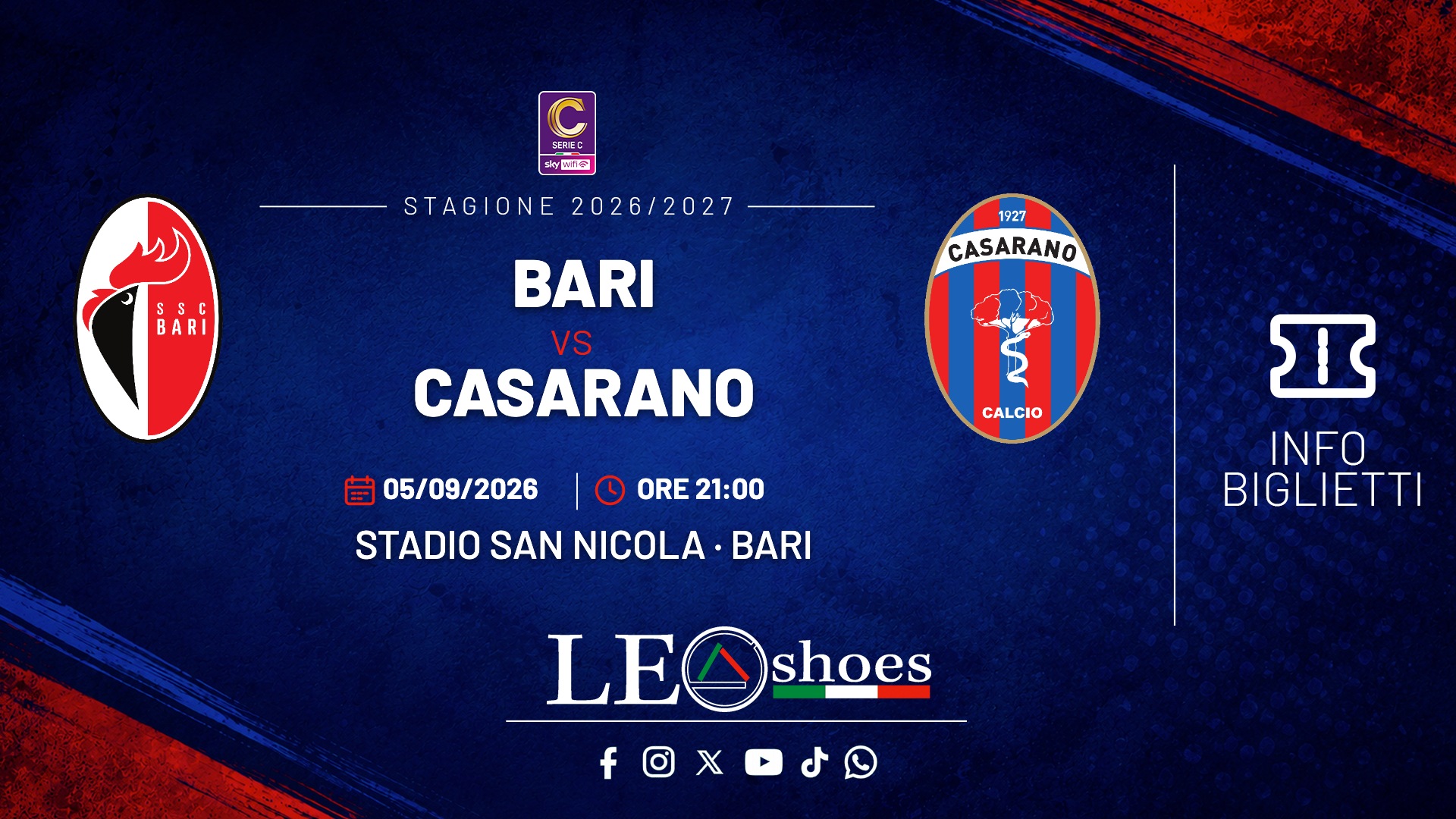 Bari - Casarano · Info biglietti