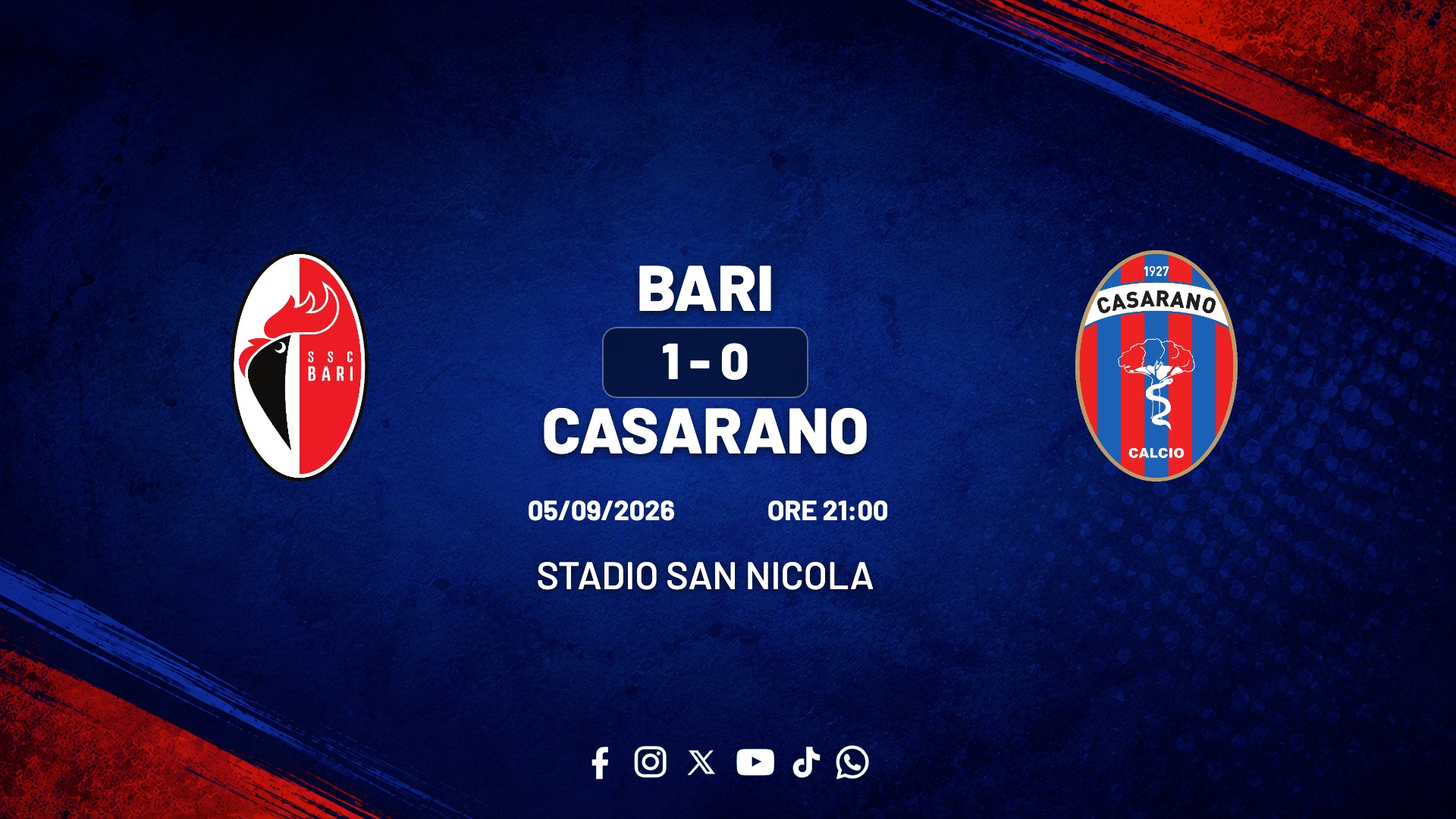 Bari - Casarano · Post gara