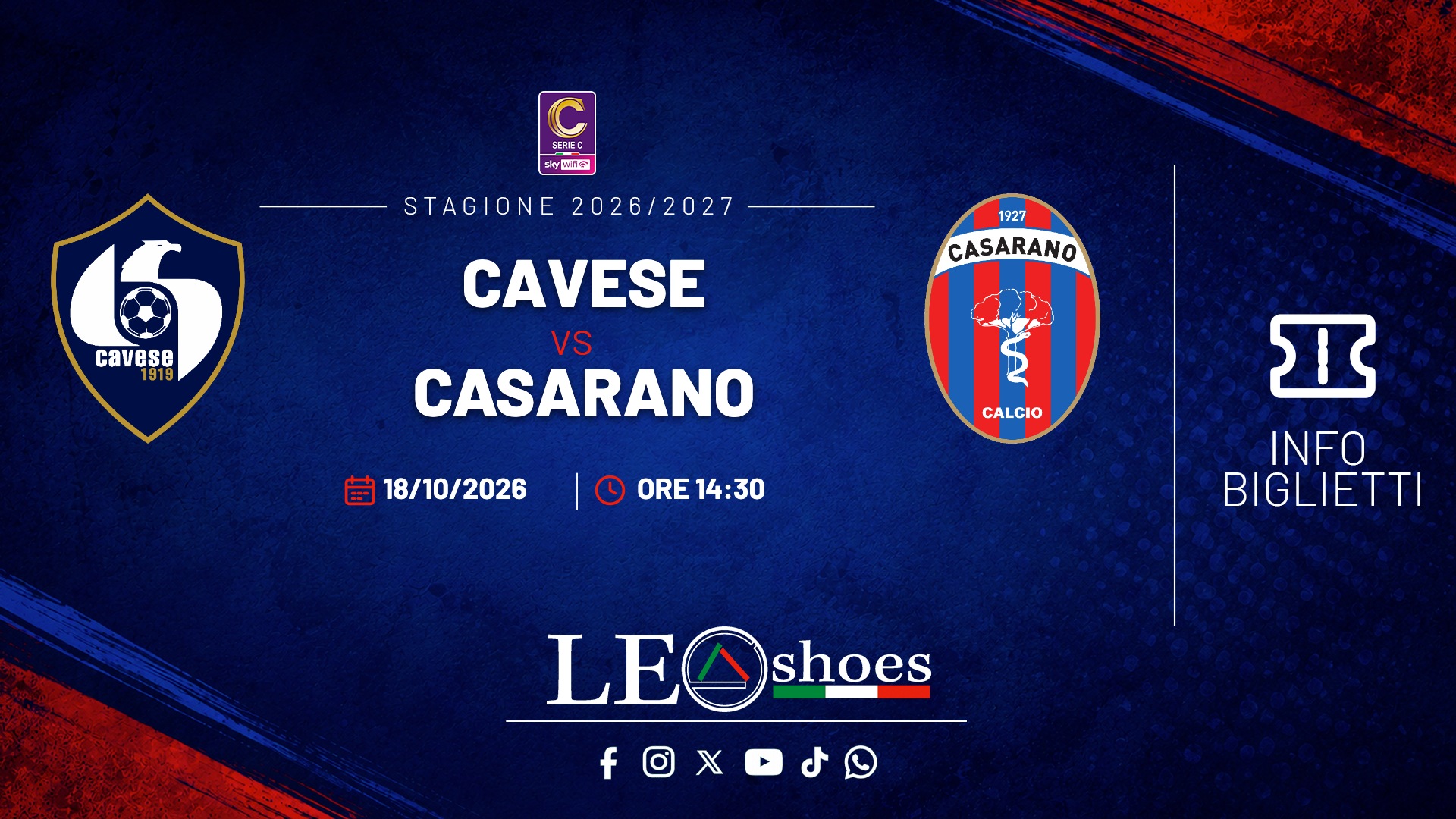 Cavese - Casarano · Info biglietti